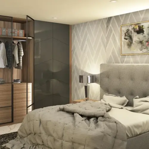 bedroom rendering interior design photorealistic rendering palette cad