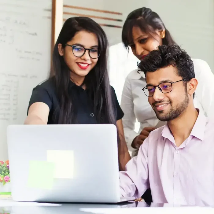 indian colleagues teamwork Palette CAD India